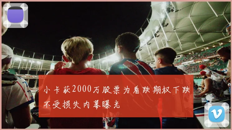 小卡获2000万股票为看跌期权下跌不受损失内幕曝光